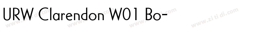 URW Clarendon W01 Bo字体转换 URW Clarendon W01 Bo字体转换
